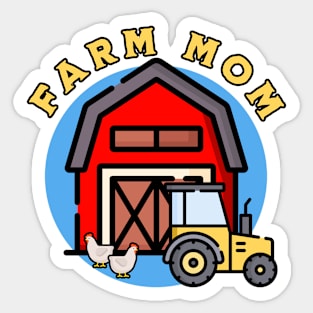 Farm Mom Sticker